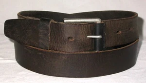 Cinturón de cuero Timberland para hombre talla 40 marrón oscuro, hebilla envuelta, vaquero grunge - Imagen 1 de 8