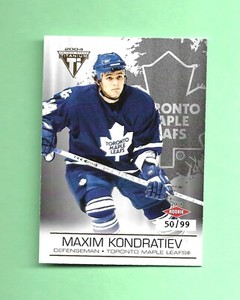 2003-04 Titanium LIMITED ROOKIE RC Card # 137 MAXIM KONDRATIEV /99 EXCEPTIONAL!