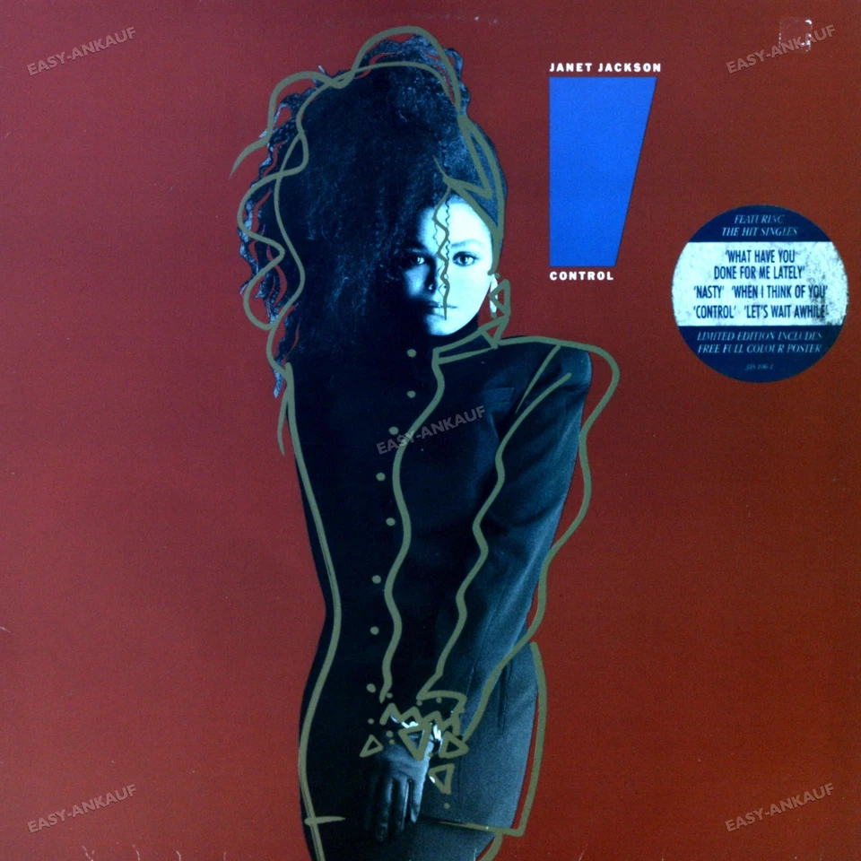 Janet Jackson - Control LP (VG/VG) . - Photo 1/1