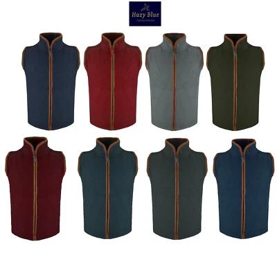 Hazy Blue Kids Kaden Freya Fleece Bodywarmer Gilet Vest Boys Girls 1 to 13 Years - Image 1 of 3