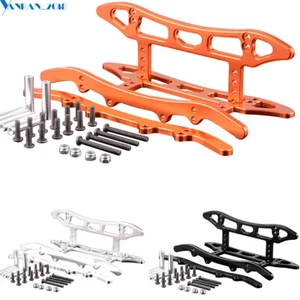 1 juego de protectores de trineo de chasis CNC de aleación de aluminio para RC 1/10 AXIAL SCX10 Wrangler - Imagen 1 de 8