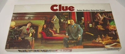 Juego de mesa vintage Parker Brothers 1972 CLUE Detective COMPLETO Foto 1 de 4