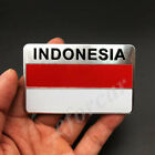 Aluminum Indonesia Flag Car Trunk Emblem Badge Motorcycle Gas Tank Sticker Decal