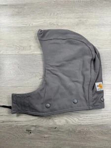 Carhartt Hood Gray One Size FR Force Duck FRA265 Snap On Fire Resistant Canvas - Picture 1 of 9