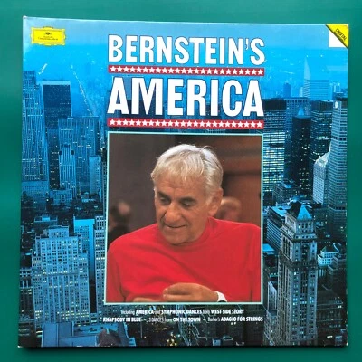 BERNSTEIN'S AMERICA Neo-Classical Film 2x LP Copland West Side Story Waterfront - Image 1 of 4