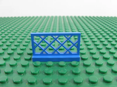 LEGO Blue Fence 1980 1 x 4 x 2 celosía 6971 6874 6384 6384 6385 3678 132#3185 Foto 1 de 2