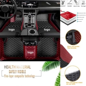 For Mercedes Benz AMG GT Car Floor Mats Custom Front Rear Carpets Waterproof - Picture 1 of 23