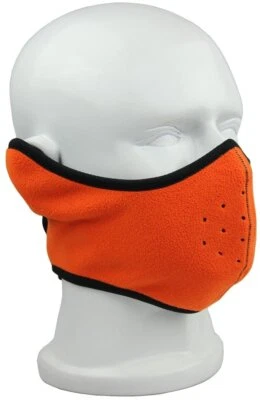 Máscara facial de invierno térmica polar oreja boca cubierta cuello cálido a prueba de viento ciclismo esquí Foto 1 de 4