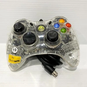 PDP Afterglow Wired Xbox 360 Controller - Clear - Tested - Free Postage - Picture 1 of 3