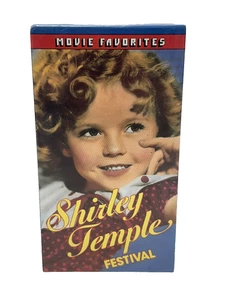 Movie Favorites "Shirley Temple Festival" - 4 Feature Black & White VHS - Sealed - Picture 1 of 6