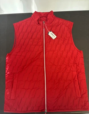 CHALECO CAMPANARIO JOHNNIE-O HOMBRE NUEVO CON ETIQUETAS, TALLA: L, COLOR: CARDINAL (M8.14) Foto 1 de 2