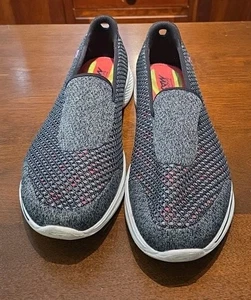 Skechers Go Walk 4 Slip-On Shoes Womens Size 10 Gray Multi Color Peek. SJS - Picture 1 of 17