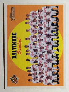 2008 Topps Heritage #48 Baltimore Orioles - Picture 1 of 2