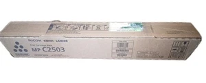 CARTUCCIA TONER RICOH NERO DA UTILIZZARE IN MPC2003 MPC2004 MPC2503 MPC2504  - Foto 1 di 7