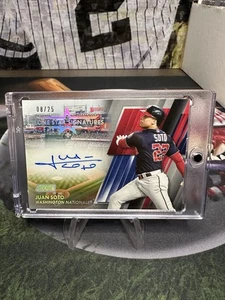 2020 Topps Stadium Club Lone Star Signatures Juan Soto #LSS-JS/25 (AU) - Foto 1 di 6