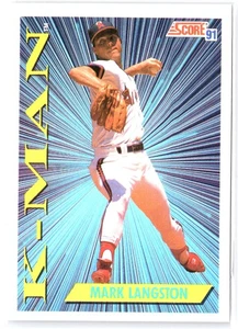 Mark Langston Score Sports #411 Béisbol California Angels - Imagen 1 de 2