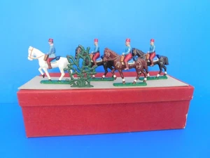 MIGNALU / L'AFRIQUE RARE BOITE CHASSEURS D'AFRIQUE EN FONTE D'ALUMINIUM (cbg) - Imagen 1 de 15