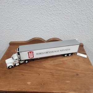 Tonkin Replicas Peterbilt 379 Daycab & Reefer Trailer Wirtz Beverage 1/53 - Picture 1 of 13