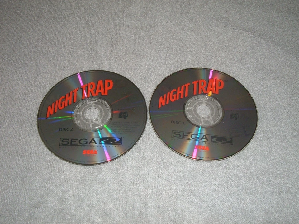 Sega CD Night Trap Disc 1 and Disc 2 Only - Image 1 of 1