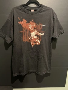 VINTAGE Y2K MARVEL COMICS BLADE T SHIRT MEN'S SIZE LARGE BLACK MAD ENGINE RARE - Picture 1 of 10