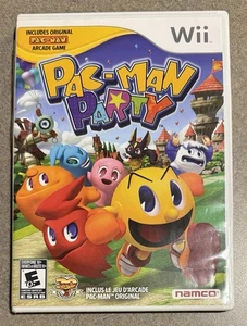 Pac Man Party (Nintendo Wii, 2010) Complete CIB Disc VG With Instruction Booklet - Picture 1 of 3