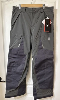 Pantalones Spyder Niños’ Aislados Acción Esquí Nieve Polar Gris Kyds 20 Nuevos Minoristas $125 Foto 1 de 4