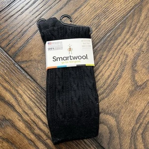 Smartwool Women Medium 7-9.5 Crew Socks Ultra Light Wool Hiking Outdoor Black - Picture 1 of 7