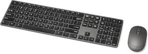 Amazon Basics Ultra Premium Wireless Keyboard and Mouse Combo - Rechargeable, Ul - Picture 1 of 9
