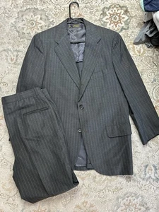 Vintage Brooks Brothers Makers Brooksease Men’s 2PC Suit Size 40R Pants 34x27 - Picture 1 of 5