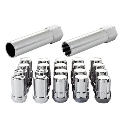 McGard 65554CN Chrome Tuner Style Spline Drive Lug Nut Kit M12 x 1.25 Thread Siz - Image 1 of 4