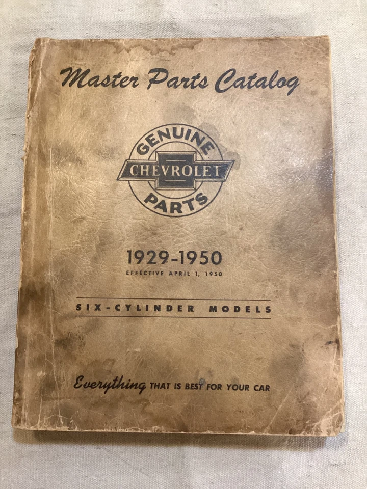 Catálogo de piezas maestras Chevrolet 1928-1950 y United Motors Service Rochester B Foto 1 de 4