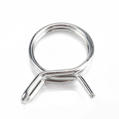 75PCS Double Stainless Steel Wire Fuel Line Hose Pipe Tube Clamp Spring Clip Kit - Image 1 of 4
