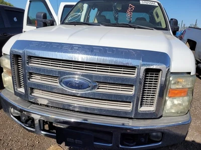 Used Front Grille fits: 2008 Ford F350SD PICKUP chrome surround 2 chrome bars pl Foto 1 de 4