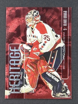 1999–00 Be a Player Memorabilia Heritage Ruby #H-16 Byron Dafoe – SN #721/100 - Image 1 of 4