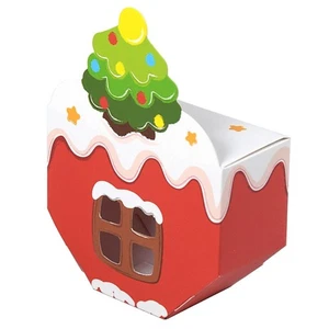 Foldable Mini Christmas Packaging Box Christmas Tree Xmas Supplies Party Decor - Picture 1 of 8