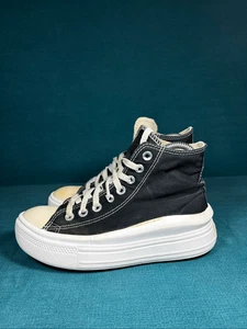 Zapatos Converse All Star Gruesos Plataforma Para Mujer 6 EE. UU. Negro/Beige Ligeros - Imagen 1 de 7