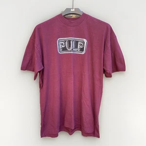 T-shirt Pulp vintage anni 90 XL 1996 diverse classi punto singolo indie britpop - Foto 1 di 16