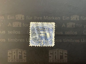 1869 US Stamp #114 Used 3¢ Pictorial Series Locomotive; CV$30; Combine Shipping - Picture 1 of 9