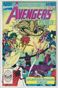 AVENGERS ANNUAL #18 (MARVEL) 1989 ( "ATLANTIS ATTACKS" ) VF+ - Picture 1 of 1