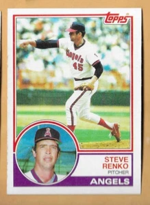 Steve Renko Angels #236 - Topps casi nuevo-como nuevo 1983 - Imagen 1 de 2
