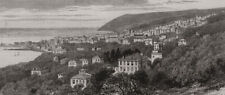 The Riviera: San Remo. Italy 1882 old antique vintage print picture