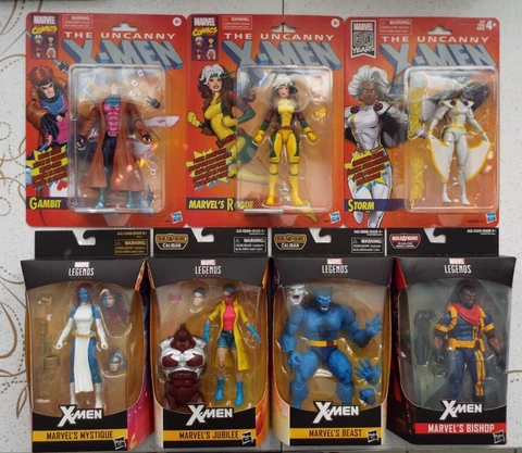 Marvel Legends X-Men Lot of 7 Sealed Figures Walgreens Mystique Target Rogue etc Cover