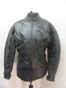 GIACCA MOTO PELLE SCHUH VINTAGE TAGLIA M PESANTE 3,1 KG + ARMATURA, QUALITÀ ASSO - Foto 1 di 21