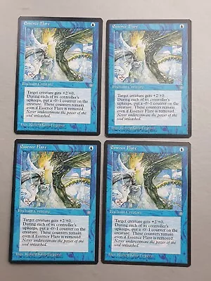 Essence Flare x4 PLAYSET, MTG Ice Age (1995), Common Blue Enchant Creature NM - Image 1 of 2