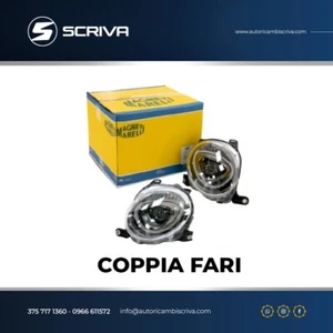 Coppia Fari Lenticolari Anteriori Proiettori Superiori Marelli Fiat Abarth 500 - Photo 1/3