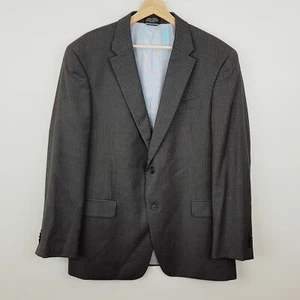 TOMMY HILFIGER Mens Size R 44 Striped Wool Blazer Jacket - Picture 1 of 10
