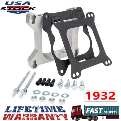 Juntas de placa adaptadora de carburador 1932 Kit de juntas de carburador de 4 a 4 barriles Foto 1 de 4