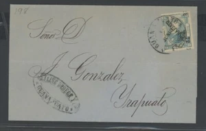 198-MEX 1872 COVER,#94, GUANAJUATO & CANCEL, 18-72, NICE - Imagen 1 de 1