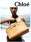 2022 Chloe Print Ad, Adwoa Aboah Edith Leather Tote Bag Strong Feminine Spirit