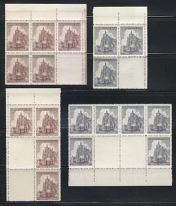 Bohemia & Moravia 1944 MNH Mi 140-141 LW/LS/ZW/ZS St.Vitus’ Cathedral, Prague ** - Picture 1 of 2